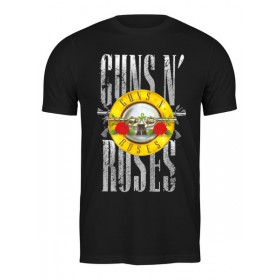 Мужская футболка с принтом Guns n roses в Новосибирске,  |  | 