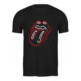 Мужская футболка с принтом The Rolling Stones в Новосибирске,  |  | 