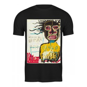 Мужская футболка с принтом Jean-Michel Basquiat в Новосибирске,  |  | 