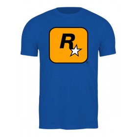 Мужская футболка с принтом Rockstar Games в Новосибирске,  |  | 