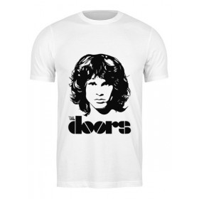 Мужская футболка с принтом The doors (Дорс) в Новосибирске,  |  | 