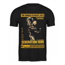 Мужская футболка с принтом Generation Iron / Поколение Железа в Новосибирске,  |  | 