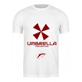 Мужская футболка с принтом Resident Evil: Umbrella Corporation в Новосибирске,  |  | Тематика изображения на принте: 