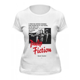 Женская футболка с принтом Pulp Fiction в Новосибирске,  |  | 