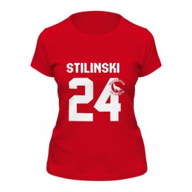 Женская футболка с принтом Stilinski 24 в Новосибирске,  |  | 