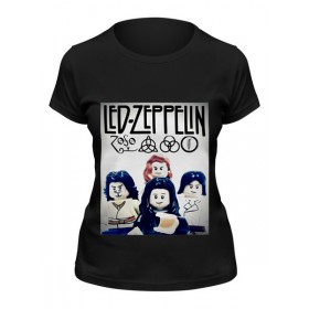 Женская футболка с принтом Led Zeppelin - toys в Новосибирске,  |  | 