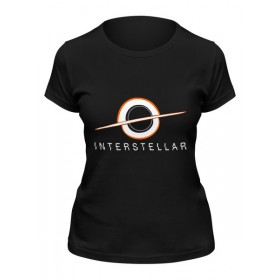 Женская футболка с принтом Интерстеллар (Interstellar) в Новосибирске,  |  | 