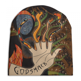 full_print_beanie с принтом Бомбер Godsmack в Новосибирске,  |  | 