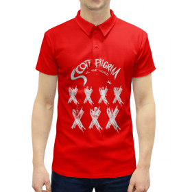 full_print_man_polo с принтом Scott Pilgrim в Новосибирске,  |  | Тематика изображения на принте: 