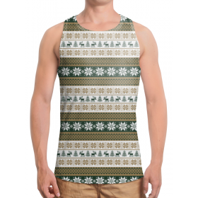 full_print_tanktop с принтом Скандинавский узор в Новосибирске,  |  | Тематика изображения на принте: 