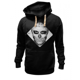 hoodie с принтом Rick Genest в Новосибирске,  |  | Тематика изображения на принте: 