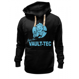 hoodie с принтом Fallout Vault-Tec в Новосибирске,  |  | Тематика изображения на принте: 