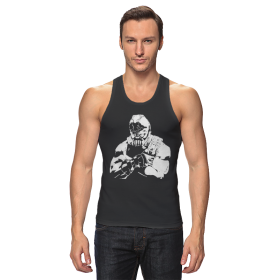 tanktop с принтом Bane - Dark Knight в Новосибирске,  |  | 