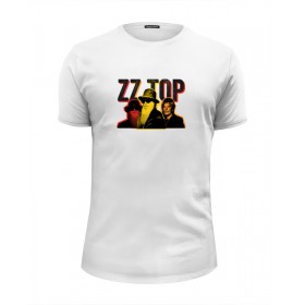 Мужская футболка Premium с принтом ZZ Top в Новосибирске, Белый, черный, серый меланж, голубой: 100% хлопок, плотность 160 гр. Остальные цвета: 92% хлопок, 8% лайкра, плотность 170-180гр. |  | 