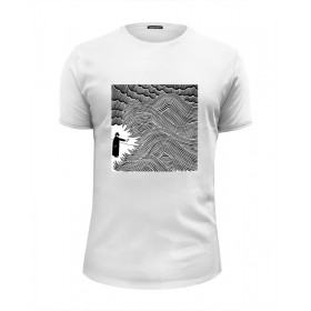 Мужская футболка Premium с принтом Radiohead ART T-Shirt в Новосибирске, Белый, черный, серый меланж, голубой: 100% хлопок, плотность 160 гр. Остальные цвета: 92% хлопок, 8% лайкра, плотность 170-180гр. |  | 