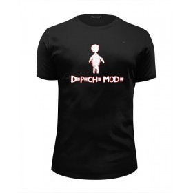 Мужская футболка Premium с принтом Depeche Mode в Новосибирске, Белый, черный, серый меланж, голубой: 100% хлопок, плотность 160 гр. Остальные цвета: 92% хлопок, 8% лайкра, плотность 170-180гр. |  | 