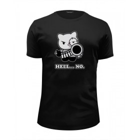 Мужская футболка Premium с принтом Bad Cat в Новосибирске, Белый, черный, серый меланж, голубой: 100% хлопок, плотность 160 гр. Остальные цвета: 92% хлопок, 8% лайкра, плотность 170-180гр. |  | 