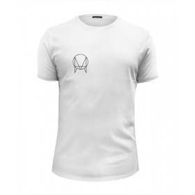 Мужская футболка Premium с принтом OWSLA T-Shirt JadeFuture White в Новосибирске, Белый, черный, серый меланж, голубой: 100% хлопок, плотность 160 гр. Остальные цвета: 92% хлопок, 8% лайкра, плотность 170-180гр. |  | 