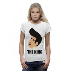 Женская футболка Premium с принтом Элвис Пресли (Elvis Presley) в Новосибирске,  |  | 