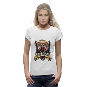 Женская футболка Premium с принтом Pigos Banditos в Новосибирске,  |  | 