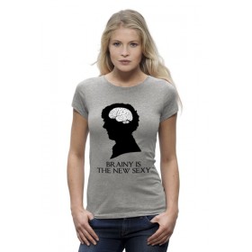 Женская футболка Premium с принтом Шерлок Холмс (Sherlock Holmes) в Новосибирске,  |  | 