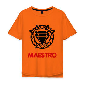 Мужская футболка хлопок Oversize с принтом Dwarf Fighter - Maestro в Новосибирске, 100% хлопок | свободный крой, круглый ворот, “спинка” длиннее передней части | line age | lineage | линейка | маэстро