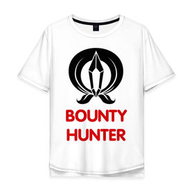 Мужская футболка хлопок Oversize с принтом Dwarf Fighter - Bounty Hunter в Новосибирске, 100% хлопок | свободный крой, круглый ворот, “спинка” длиннее передней части | line age | lineage | компьютерные | линейка | охотник
