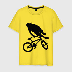 Мужская футболка хлопок с принтом Велоспорт в Новосибирске, 100% хлопок | прямой крой, круглый вырез горловины, длина до линии бедер, слегка спущенное плечо. | 