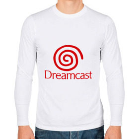 Мужской лонгслив хлопок с принтом Dreamcast в Новосибирске, 100% хлопок |  | dreamcast | sega | видеоигры | приставки | сега