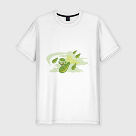 Мужская футболка премиум с принтом Happy tree friend (9) в Новосибирске, 92% хлопок, 8% лайкра | приталенный силуэт, круглый вырез ворота, длина до линии бедра, короткий рукав | 