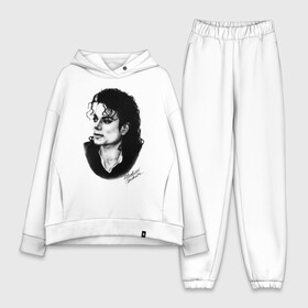 Женский костюм хлопок Oversize с принтом Michael Jackson (6) в Новосибирске,  |  | jackson | michael | pop | джексон | майкл | майкл джексон | поп