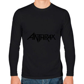 Мужской лонгслив хлопок с принтом Anthrax в Новосибирске, 100% хлопок |  | anthrax | hard rock | metal | rock | логотип | метал | музыка | рок | рок группа | рок группы | хард рок