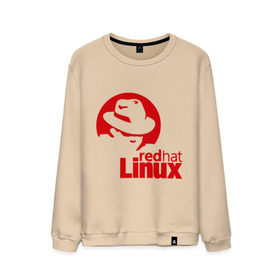 Мужской свитшот хлопок с принтом Linux - Redhart в Новосибирске, 100% хлопок |  | linux | redhart | админу | дистрибутив | красная шляпа | линукс