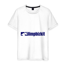 Мужская футболка хлопок с принтом Limp Bizkit в Новосибирске, 100% хлопок | прямой крой, круглый вырез горловины, длина до линии бедер, слегка спущенное плечо. | limp bizkit | metall | punk | rock | метал | металл | панк | панк рок | рок
