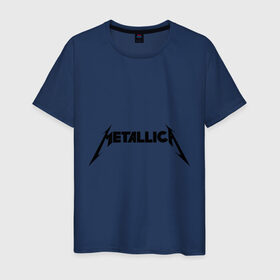 Мужская футболка хлопок с принтом Metallica (3) в Новосибирске, 100% хлопок | прямой крой, круглый вырез горловины, длина до линии бедер, слегка спущенное плечо. | hard | heavy | heavy metal | metalica | metall | metallica | rock | trash metal | металика | металл | рок | трэш метал | хеви метал