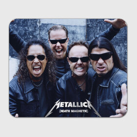 Коврик прямоугольный с принтом Metallica (3) в Новосибирске, натуральный каучук | размер 230 х 185 мм; запечатка лицевой стороны | Тематика изображения на принте: 