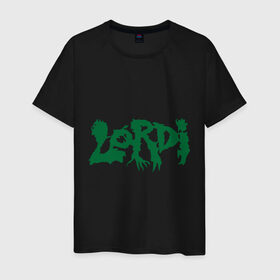 Мужская футболка хлопок с принтом Lordi в Новосибирске, 100% хлопок | прямой крой, круглый вырез горловины, длина до линии бедер, слегка спущенное плечо. | lordi | rock | группы | рок | шок