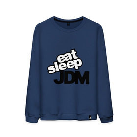 Мужской свитшот хлопок с принтом Eat sleep jdm в Новосибирске, 100% хлопок |  | domestic | eat sleep jdm | japanese | japanese domestic market | jdm style | market