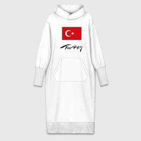 Платье удлиненное хлопок с принтом Turkey (2) в Новосибирске,  |  | Тематика изображения на принте: turkey | алания | анталья | белек | отдых в турции | отпуск в турции | турецкий флаг | турция | флаг турции