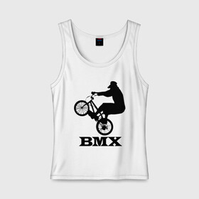 Женская майка хлопок с принтом BMX (3) в Новосибирске, 95% хлопок, 5% эластан |  | bmx | бмх | велик | вело | велосипед | велосипедист | велоспорт | райдер | фрирайд | экстремальный спорт | экстрим