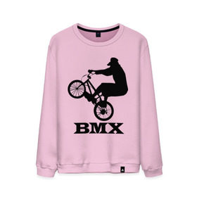 Мужской свитшот хлопок с принтом BMX (3) в Новосибирске, 100% хлопок |  | bmx | бмх | велик | вело | велосипед | велосипедист | велоспорт | райдер | фрирайд | экстремальный спорт | экстрим
