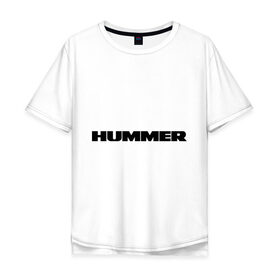 Мужская футболка хлопок Oversize с принтом Hummer в Новосибирске, 100% хлопок | свободный крой, круглый ворот, “спинка” длиннее передней части | Тематика изображения на принте: 