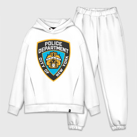 Мужской костюм хлопок OVERSIZE с принтом N.Y.P.D. в Новосибирске,  |  | new york | nypd | police | police department | нью йорк