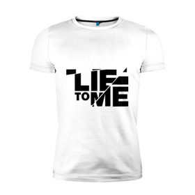 Мужская футболка премиум с принтом Lie to me (3) в Новосибирске, 92% хлопок, 8% лайкра | приталенный силуэт, круглый вырез ворота, длина до линии бедра, короткий рукав | lie to me | обмани меня | теория лжи