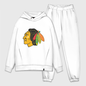 Мужской костюм хлопок OVERSIZE с принтом Chicago Blackhawks в Новосибирске,  |  | blackhawks | chicago | chicago blackhawks | hockey | nhl | нхл | хоккей | хоккейная лига | хоккейная лига чикаго | чикаго блэкхоукс | чикаго хоккей