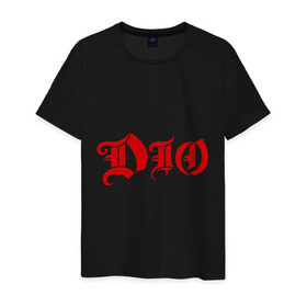 Мужская футболка хлопок с принтом Dio в Новосибирске, 100% хлопок | прямой крой, круглый вырез горловины, длина до линии бедер, слегка спущенное плечо. | heavy metal | metal | rock | trash metal | метал | рок | трэш метал | хеви метал