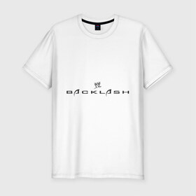 Мужская футболка премиум с принтом Backlash в Новосибирске, 92% хлопок, 8% лайкра | приталенный силуэт, круглый вырез ворота, длина до линии бедра, короткий рукав | джон сина