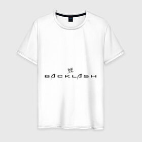 Мужская футболка хлопок с принтом Backlash в Новосибирске, 100% хлопок | прямой крой, круглый вырез горловины, длина до линии бедер, слегка спущенное плечо. | джон сина