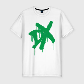 Мужская футболка премиум с принтом D-Generation X (2) в Новосибирске, 92% хлопок, 8% лайкра | приталенный силуэт, круглый вырез ворота, длина до линии бедра, короткий рукав | джон сина