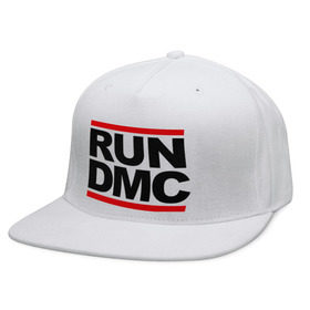 Кепка снепбек с прямым козырьком с принтом Run DMC в Новосибирске, хлопок 100% |  | dmc | gangsta | gansta | hip hop | hop | rap | run | рэп | рэпчина | хип | хип хоп | хипхоп | хоп